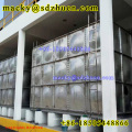 Hotel/school/hospital project 100CBM stainless 304-2B panel water storage tank cheap price for potable water